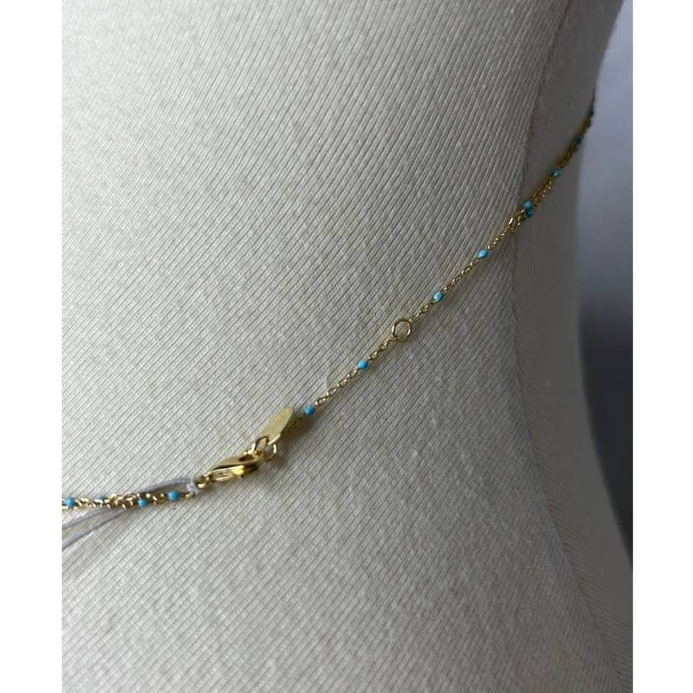 NWT Argentino Vivo 18kt gold Plated Drop necklace - Picture 4 of 5